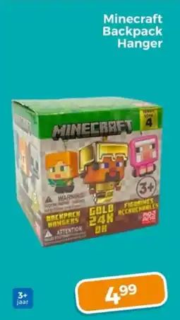 Trekpleister Minecraft Backpack Hanger aanbieding