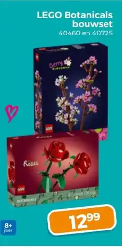 Trekpleister Lego Botanicals bouwset 40460 en 40725 aanbieding