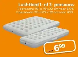 Trekpleister Luchtbed 1- of 2-persoons aanbieding