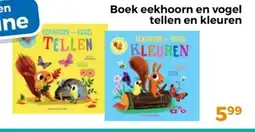 Trekpleister Boek eekhoorn en vogel tellen en kleuren aanbieding