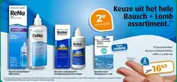 Trekpleister Keuze uit het hele Bausch + Lomb assortiment aanbieding