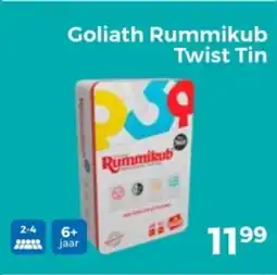 Trekpleister Goliath Rummikub Twist Tin aanbieding