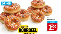 Hoogvliet Oranje donuts aanbieding