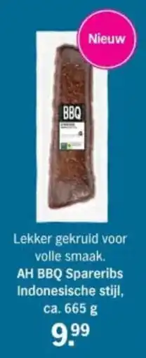 Albert Heijn AH BBQ Spareribs Indonesische stijl aanbieding