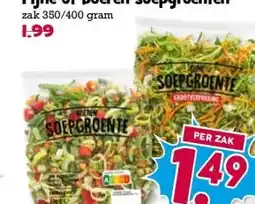 Boon`s Markt Fijne of boeren soepgroenten aanbieding