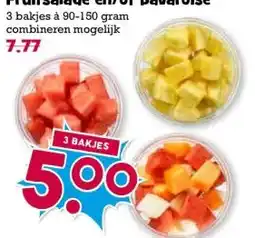 Boon`s Markt Fruitsalade en/of bavaroise aanbieding
