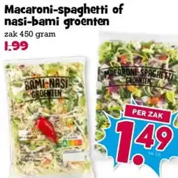 Boon`s Markt Macaroni-spaghetti of nasi-bami groenten aanbieding