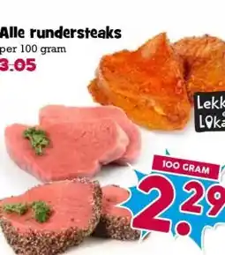 Boon`s Markt Alle rundersteaks aanbieding