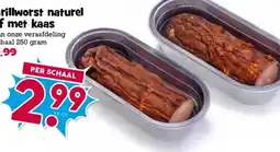 Boon`s Markt Grillworst naturel of met kaas aanbieding