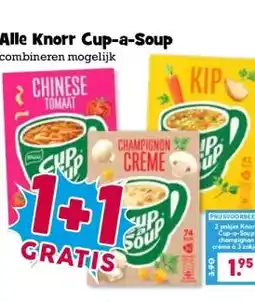 Boon`s Markt Alle Knorr Cup-a-Soup aanbieding