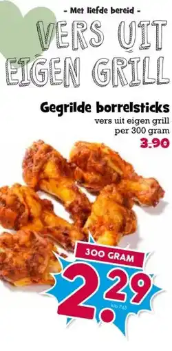 Boon`s Markt Gegrilde borrelsticks aanbieding