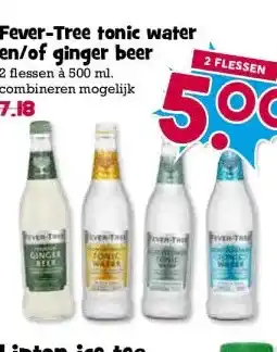 Boon`s Markt Fever-Tree tonic water en/of ginger beer aanbieding