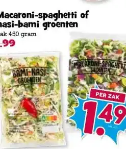 Boon`s Markt Macaroni-spaghetti of nasi-bami groenten aanbieding