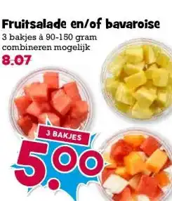 Boon`s Markt Fruitsalade en/of bavaroise aanbieding