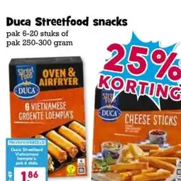 Boon`s Markt Duca Streetfood snacks aanbieding