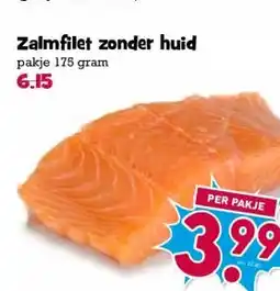 Boon`s Markt Zalmfilet zonder huid aanbieding
