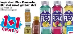 Boon`s Markt Ginger shot, Flax Kombucha, mild shot en/of gember shot aanbieding