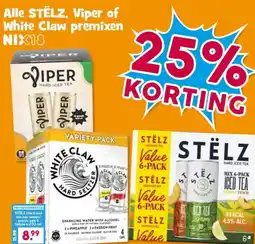 Boon`s Markt Alle STELZ, Viper of White Claw premixen aanbieding
