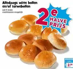 Boon`s Markt Alledaags witte bollen en/of tarwebollen aanbieding