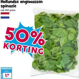 Boon`s Markt Hollandse ongewassen spinazie aanbieding