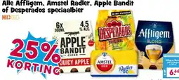 Boon`s Markt Alle Affligem, Amstel Radler, Apple Bandit of Desperados speciaalbier aanbieding