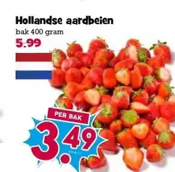 Boon`s Markt Hollandse aardbeien aanbieding
