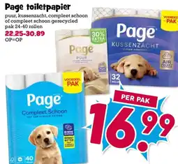 Boon`s Markt Page toiletpapier aanbieding