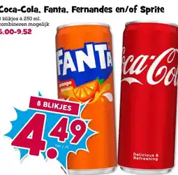 Boon`s Markt Coca-Cola, Fanta, Fernandes en/of Sprite aanbieding