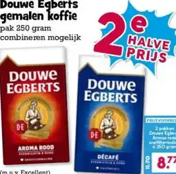 Boon`s Markt Douwe Egberts gemalen koffie aanbieding