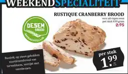 Boon`s Markt RUSTIQUE CRANBERRY BROOD aanbieding