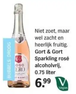 Albert Heijn Gort & Gort Sparkling rosé alcoholvrij aanbieding