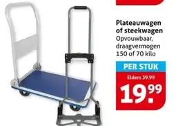 Hoogvliet Plateauwagen of steekwagen aanbieding