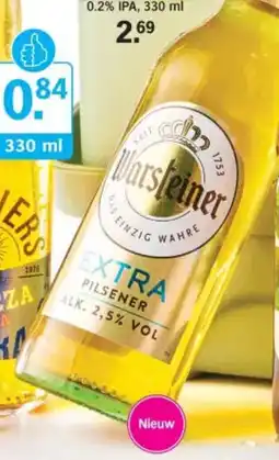 Albert Heijn Warsteiner Extra 2,5% aanbieding