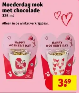 Kruidvat Moederdag mok met chocolade aanbieding