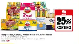 Jumbo Desperados, Corona, Amstel Rosé of Amstel Radler aanbieding