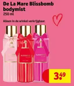 Kruidvat De La Mare Blissbomb Bodymist aanbieding