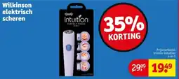 Kruidvat Wilkinson Elektrisch Scheren aanbieding