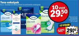 Kruidvat Tena Enkelpak aanbieding