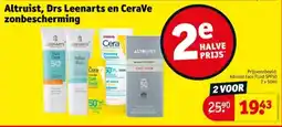 Kruidvat Altruist, Drs Leenarts en CeraVe Zonbescherming aanbieding