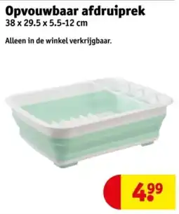 Kruidvat Opvouwbaar Afdruiprek aanbieding