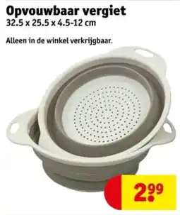 Kruidvat Opvouwbaar vergiet aanbieding