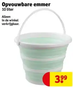 Kruidvat Opvouwbare Emmer aanbieding