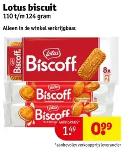 Kruidvat Lotus Biscuit aanbieding