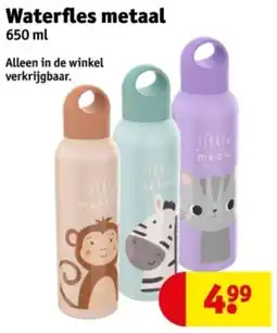 Kruidvat Waterfles Metaal aanbieding