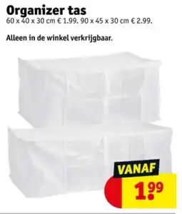 Kruidvat Organizer Tas aanbieding