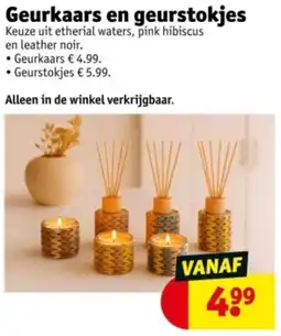 Kruidvat Geurkaars en geurstokjes aanbieding