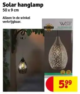 Kruidvat Solar Hanglamp aanbieding