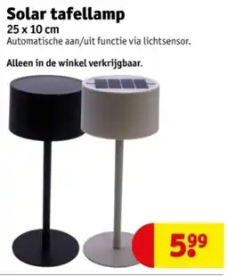 Kruidvat Solar Tafellamp aanbieding