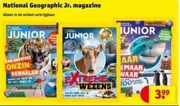 Kruidvat National Geographic Jr. magazine aanbieding
