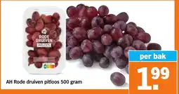 Albert Heijn AH Rode druiven aanbieding